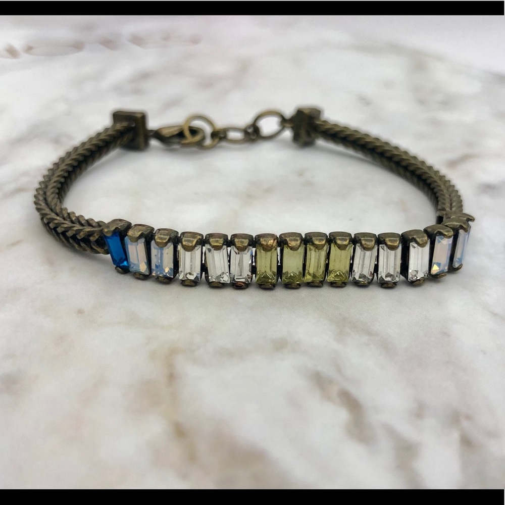 Chloe + Isabel Crystal Baguette Bracelet